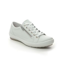 Legero Comfort Lacing Shoes - White Leather - 00818/10 TANARO ZIP