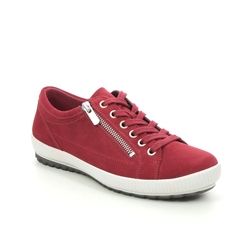 Legero Comfort Lacing Shoes - Red suede - 00818/50 TANARO ZIP