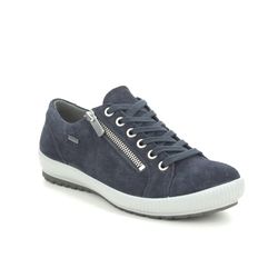 Legero Comfort Lacing Shoes - Navy suede - 00616/83 TANARO ZIP GTX