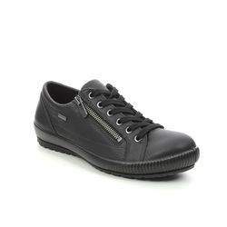 Legero Comfort Lacing Shoes - Black leather - 2000616/0100 TANARO ZIP GTX