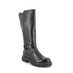Marco Tozzi Knee High Boots - Black leather - 25610/29/002 SENSIO LONG