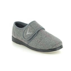 Padders Slippers & Mules - Grey - 411S-1207 CHARLES G FIT