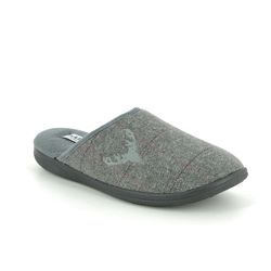 Padders Slippers & Mules - Grey - 0490-97 STAG   G FIT
