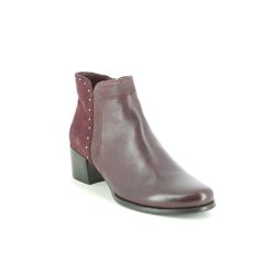Regarde le Ciel Ankle Boots - Wine leather - 0013/6009 JOLENE 13