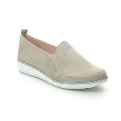 Begg Exclusive Comfort Slip On Shoes - Light Taupe suede - 516007/50 NAOMI  SLIP