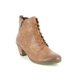 Remonte Lace Up Boots - Tan Leather  - D8796-22 ANNIT  TEX