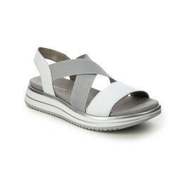 Remonte Comfortable Sandals - White Silver - D1J50-80 LENIELLA CROSS