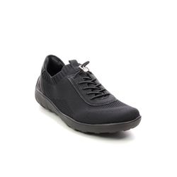 Remonte Comfort Lacing Shoes - Black - R3518-00 LOVIT
