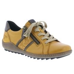 Remonte Comfort Lacing Shoes - Yellow - R1426-69 ZIGSPO TEX 15