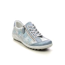 Remonte Comfort Lacing Shoes - Blue - R1402-11 ZIGZIP 21