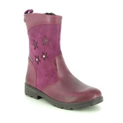 Ricosta Girls Boots - Pink Leather - 72246/362 STEFFI TEX