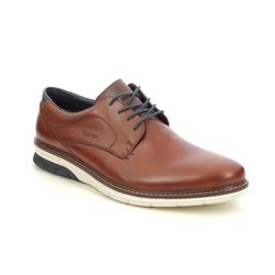Rieker Casual Shoes - Tan Leather - 14402-24 BUGGI