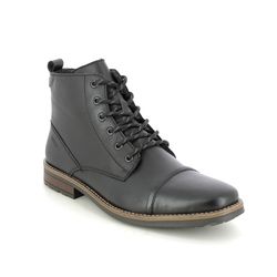 Rieker Boots - Black leather - 33205-00 BRAIN CAP
