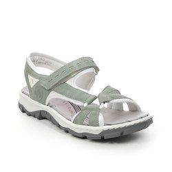 Rieker Walking Sandals - Mint green - 68879-52 BARRIER