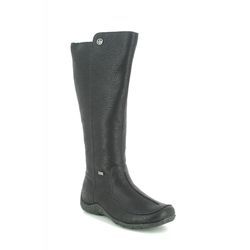 Rieker Knee High Boots - Black - 79990-00 ASTRIBAX TEX