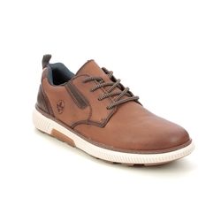 Rieker Casual Shoes - Tan Leather - B3301-22 PRAMO