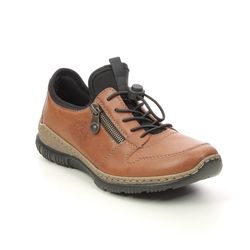 Rieker Comfort Lacing Shoes - Tan - N32G0-24 MEMOTAN