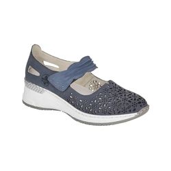 Rieker Mary Jane Shoes - Denim blue - N4367-14 VICTIBAR