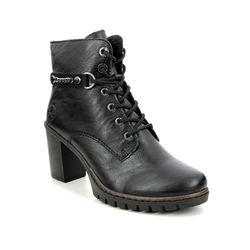 Rieker Ankle Boots - Black - Y2533-00 VONNI LACE