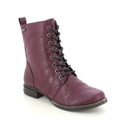 Westland Lace Up Boots - Wine - 723762/781391 VENUS 62 TEX