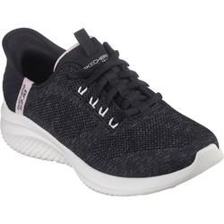 Skechers Comfort Slip On Shoes - Black pink - 150178 Ultra Flex 3.0 Easy Step