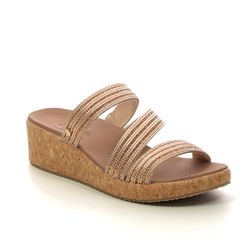 Skechers Wedge Sandals - Rose gold - 119548 ARCH FIT BEVERLEE