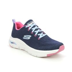 Skechers Trainers - Navy Pink - 149414 ARCH FIT COMFY