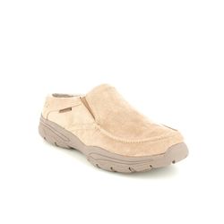 Skechers Slippers & Mules - Tan - 204402 CRESTON MOC RELAXED