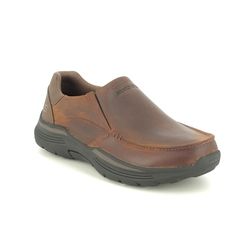 Skechers Slip-on Shoes - Brown - 204185 EXPENDED HELANO