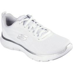 Skechers Trainers - White Silver - 150206 Flex Appeal 5.0 Uptake