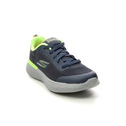 Skechers Boys Trainers - Navy Lime - 405100L GO RUN 400 LACE