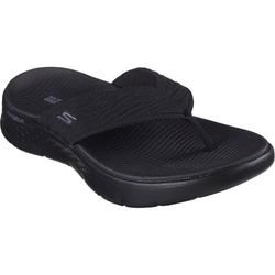Skechers Toe Post Sandals - Black - 141404 GO WALK Flex Splendour