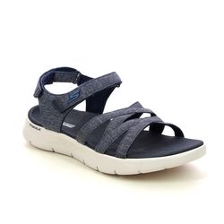Skechers Comfortable Sandals - Navy - 141450 GO WALK  SUNSHINE