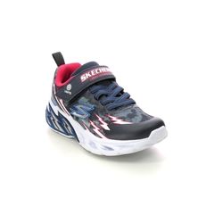 Skechers Boys Trainers - Navy Red - 400150L LIGHT STORM 2.0