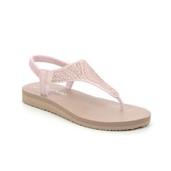 Skechers Flat Sandals - Blush Pink - 32919 MEDITATION MOON