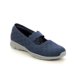 Skechers Mary Jane Shoes - Navy - 158109 SEAGER PITCH