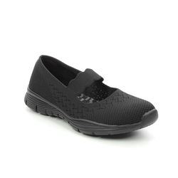 Skechers Mary Jane Shoes - Black - 49622 SEAGER POWER