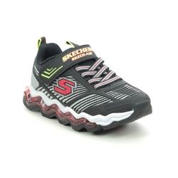 Skechers Boys Trainers - Black-red combi - 97952L SKECH AIR WAVES