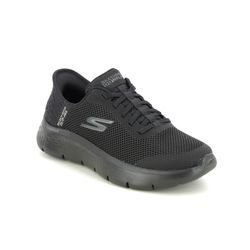 Skechers Trainers - Black - 124836 SLIP INS GO WALK BUNGEE