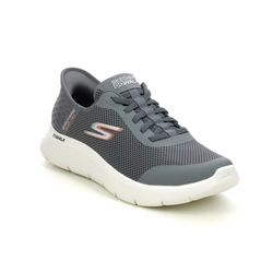 Skechers Trainers - Grey - 216324 SLIPS INS GO WALK BUNGEE