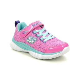 Skechers Girls Trainers - Pink Turquoise - 83017L SPARKLE SPINNER