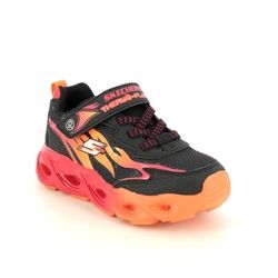 Skechers Boys Trainers - Black Red - 400103L THERMO FLASH
