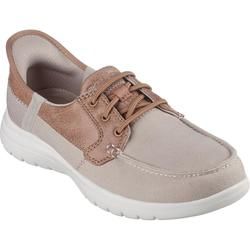 Skechers Comfort Lacing Shoes - Taupe - 136536 On-the-GO Flex - Palmilla