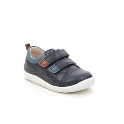 Start Rite Boys First and Toddler Shoes - Navy Leather - 0800-96F CLUBHOUSE JOJO