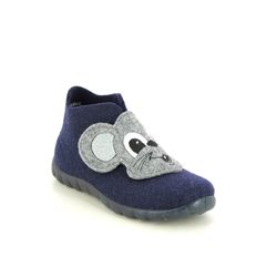 Superfit Slippers - Navy - 0800294/8100 HAPPY  MOUSE