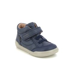 Superfit Infant Boys Boots - Navy Leather - 1000536/8000 SUPERFREE GTX