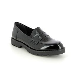 Tamaris Loafers and Moccasins - Black patent - 24312/29/063 CRISSY 25
