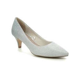 Tamaris Court Shoes - Silver Glitz - 22415/24/920 FATSA 01