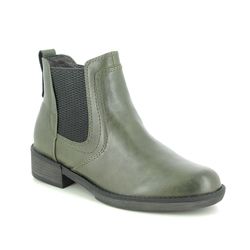 Tamaris Chelsea Boots - Olive Green - 25012/25/725 HAYDEN 05