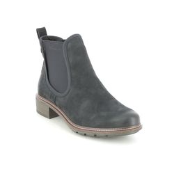 Tamaris Chelsea Boots - Navy Leather - 25440/27/805 MARLYCHEL